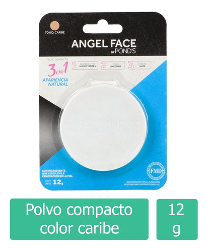 Pond´s Angel Face Polvo Compacto Caribe Con Estuche 12g