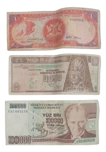 Colección De Billetes Y Monedas Antiguas - De Varios Países (Usado)