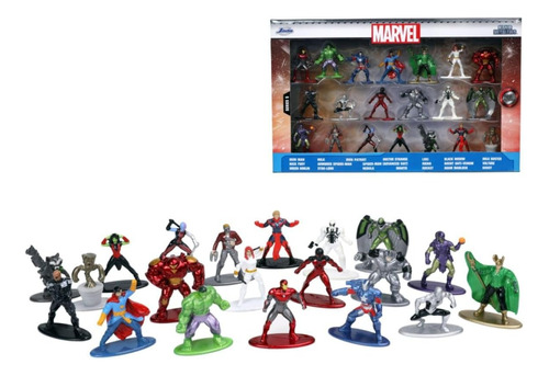 Nano Metalfigs Marvel Con 20 Figuras (wave 5) Jada Toys