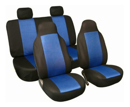 Fh Group Fb102blue114 Blue 3d Air Mesh Auto Seat Cover (full
