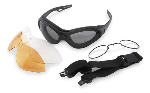 Goggles Bobster Spektrax Micas Intercambiables Gafas Moto Lente Armazón Negro Talla G