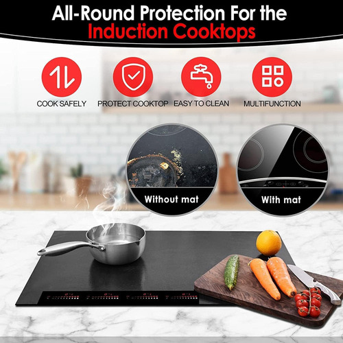 Alfombrilla Protectora Grande Para Estufa De Inducción.