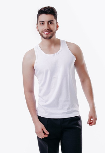 Camisilla Esqueleto Para Hombre Xxl Blanco + Envio