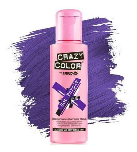 Tinte Crazy Colors Semipermanente En Crema Violette 150 Ml