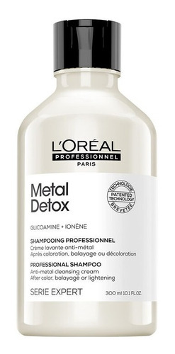 Shampoo Loreal Pro Metal Detox Cabello Dañado Tratado 300ml