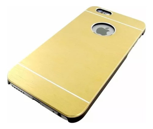 Case Aluminio Cromado Dorado iPhone 6 / 6s