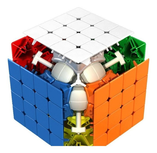 Cubo Mágico 4x4x4 Moyu Aosu Wr M Magnético Colorido