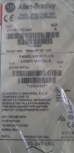 Ihm Painel View Plus 1000 Color Touch 2711p-rdt10c