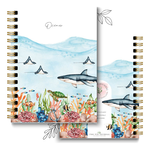 Cuaderno Ilustrado Tamaño B5 100 Hojas Cuadriculadas