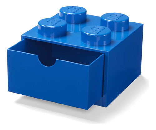 Cajas Organizadoras De Plastico Lego Storage Brick 4 Azul