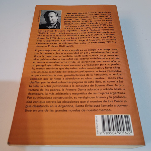 Libro,santa Evita,tomas Eloy Martinez,planeta,caballito