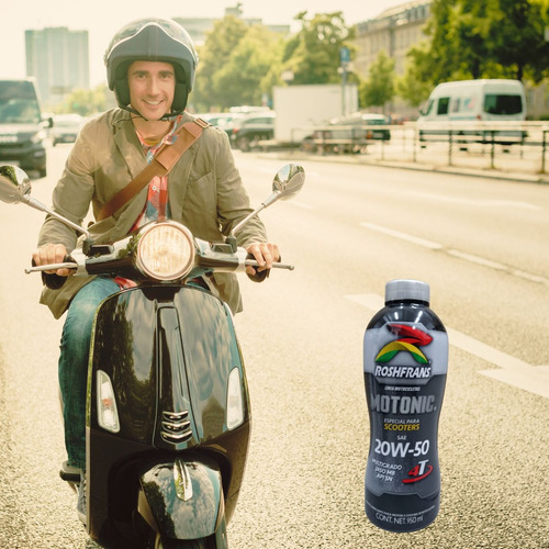 Aceite Motor 4t 20w50 Moto Scooter Roshfrans 950ml