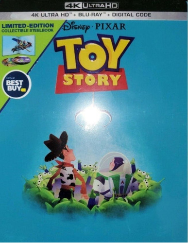 Toy Story 1 Uno 1995 Disney Steelbook Pelicula 4k Ultra Hd