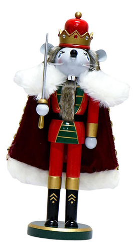 Figura De Cascanueces De Navidad, Adorno Artesanal Para
