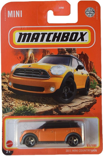 2011 Mini Countryman Naranja Matchbox