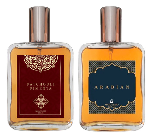 Kit Perfume Masculino - Patchouli Pimenta + Arabian 100ml