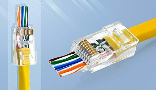 Rj45 Jar Conector Modular 100 Unidades.