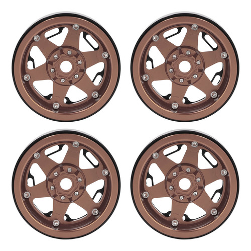 Rueda Universal De 4 Piezas Con Cubo Rc De Aleación De Alumi