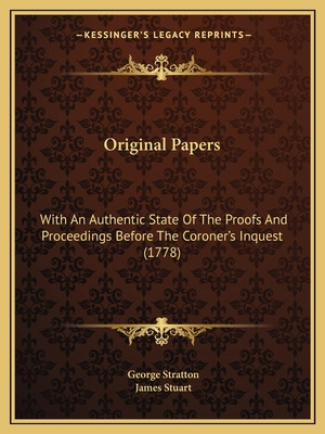 Libro Original Papers: With An Authentic State Of The Pro...