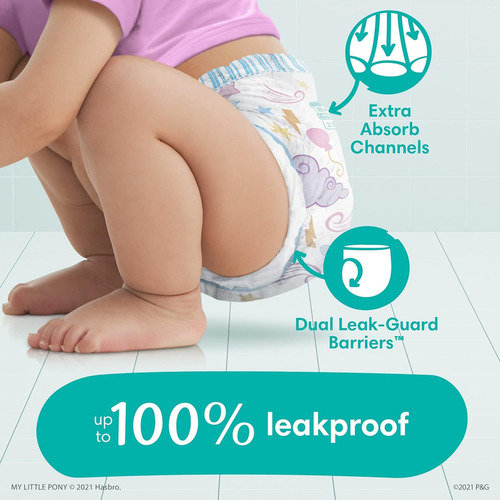 Pañal Entrenador Pampers Easy Ups 3t 4t Años Niña 66pzas Género Niñas Talla 3t - 4t