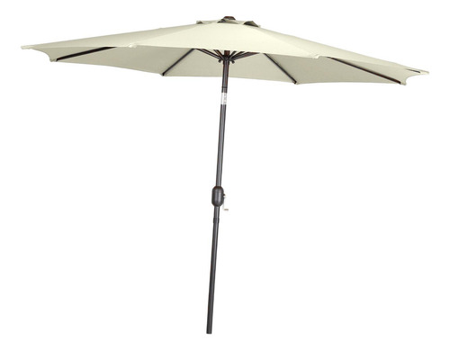 Sombrilla De Patio Sombrilla De Mesa Ventilación Beige