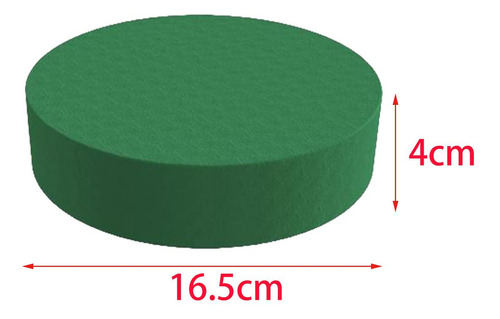 Suporte Para Blocos De Tijolos Redondos 16,5 Cm X 4 Cm Verde