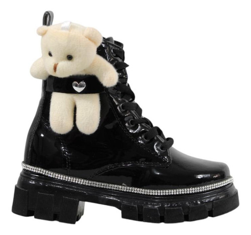 Botas Niña Oso Peluche Botines Moda Tendencia Osito