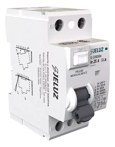 Interruptor diferencial Jeluz 225030AC
