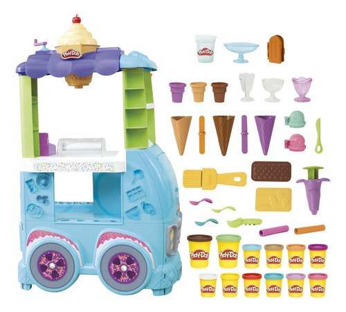 Camión De Helados Heladería Play Doh Food Truck C/ Sonidos