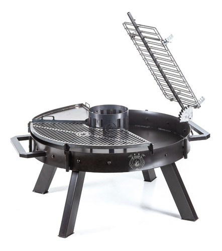 Asador Fogonero Bjorn 1.15 Mt De Diametro Negro