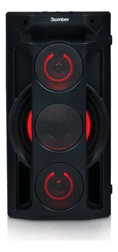 Caixa de Som Portatil Amplificada Bomber Play 770 c/ 800W de Potencia Bateria de Litio Alta Duração