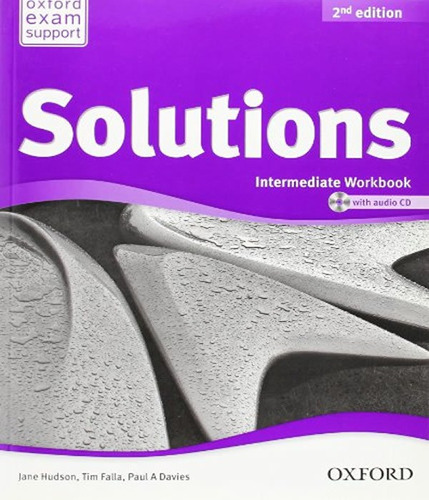 Solutions - Intermediate - Workbook With Cd-rom - 02 Ed: Solutions - Intermediate - Workbook With Cd-rom - 02 Ed, De Falla, Tim/davies, Paul A. Editora Oxford, Capa Mole, Edição 2 Em Inglês