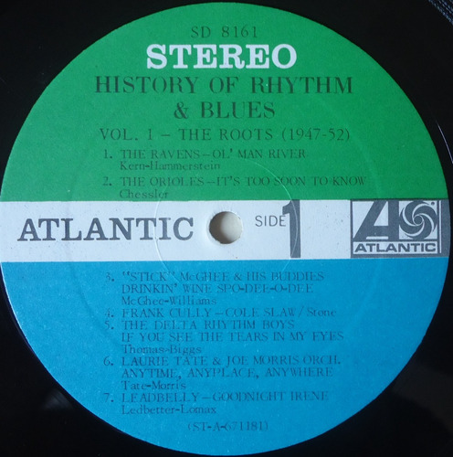 History Of Rhythm & Blues Vol. 1 The Roots 1947-52 Lp Imp (Usado)