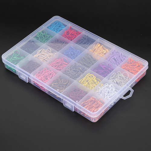 Broche De Seguridad De Aleación De 24 Colores Para Tejer, 12