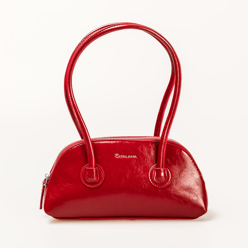 Cartera Mujer Mini Bolso Baguette Eco Cuero Cherry Cherry
