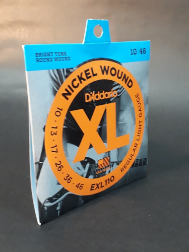 Set De Cuerdas Para Guitarra Eléctrica Daddarío Exl110