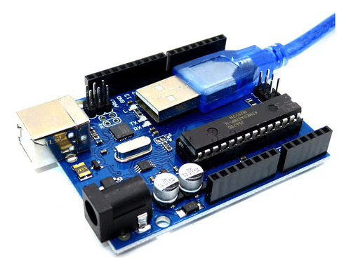 Tarjeta De Desarrollo Uno R3 Compatible Arduino, Con Cable.