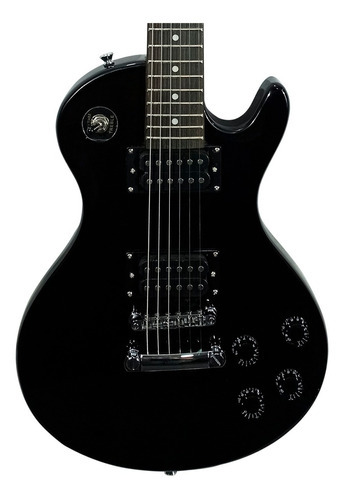 Guitarra Waldman Les Paul Glp-100 Glp 100 Bk Black Black (glp-100 Bk) Guitarra para mano derecha