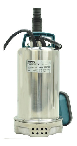 Imagen 2 de 6 de Bomba Sumergible 1 1/2hp Makita Pf1100
