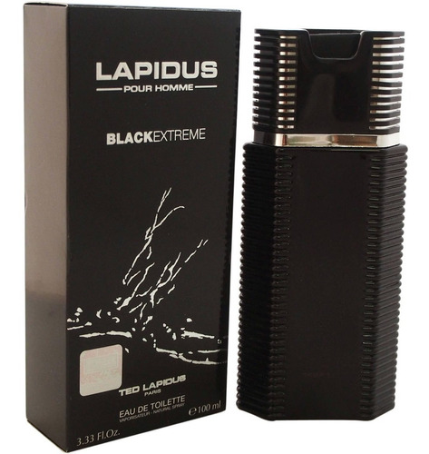 Ted Lapidus Negro Extreme Para Hombre Eau De Toilette Spray