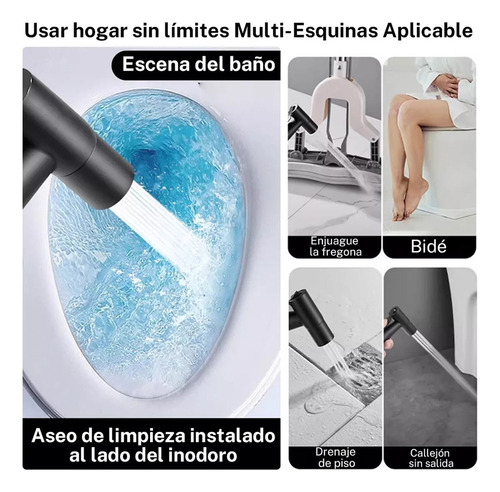 R Grifo Para Inodoro+válvula Angular De Doble Salida+cepil