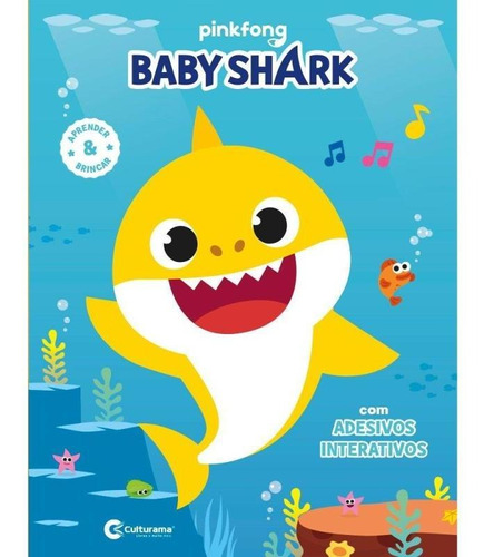 Livro De Atividades Baby Shark Infantil Educativo Culturama