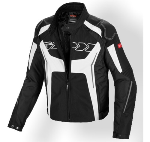 Chamarra De Moto  Spidi Tronik Negro/ Blanco Deportiva