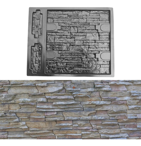 Moldes De Hormigón Para Pared, Molde De Piedra, Plástico Abs