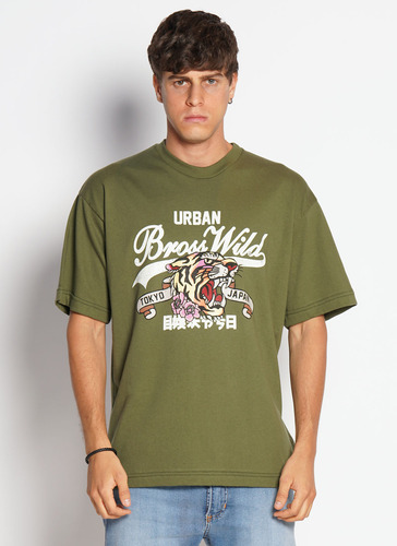 Remera Bross Oversize Wild Tigre