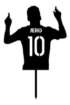 Comprar Cake Topper Adorno Torta Futbol Messi Personalizado Nombre