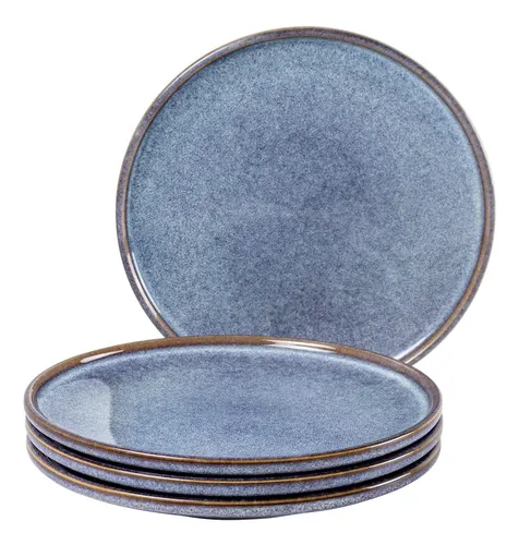 comprar Unicasa Platos De Cerámica Para Postre - Set De 4 Platos ...