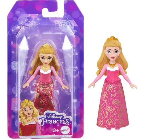 Disney Princess - Aurora 9 Cm De Alto - Original Mattel