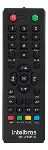 10 Controles Para Conversor Digital Intelbras Cd 700 Cd 730