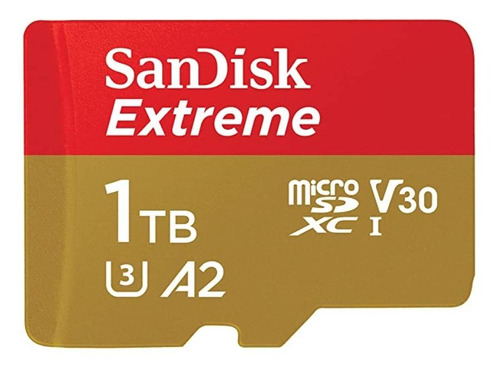 Cartão de memória SanDisk SDSQXA1-1T00-GN6MA  Extreme com adaptador SD 1 TB